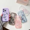 Блестящий эпоксидный чехол-бабочка для телефона iPhone 15/16/17 Pro Max