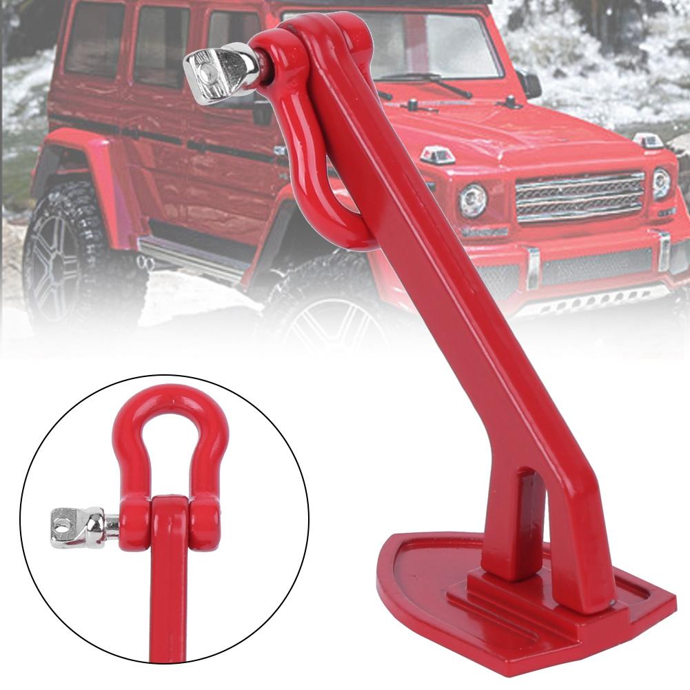 1 10 RC Car Metal Winch Anchor Earth Ground Decoration Tool Fit for Axial SCX10 D90 HPIRed