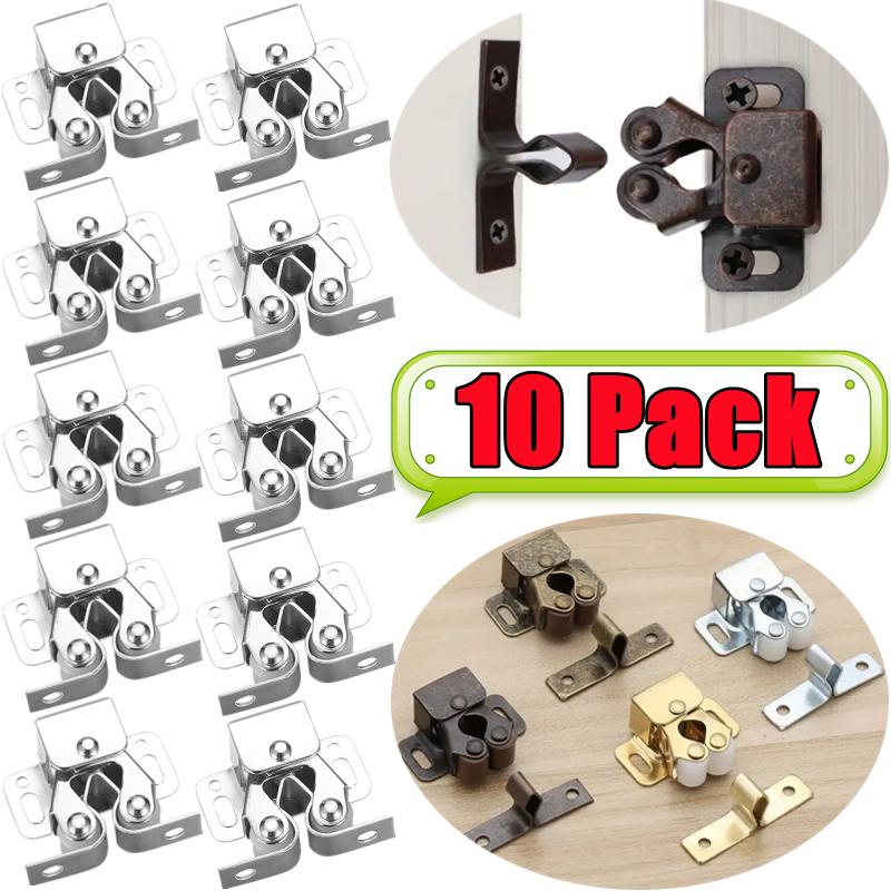 Новые 10-1Pack Магнитные защелки для шкафов Дверные стопоры Доводчики Стопоры Амортизаторы Для Гардеробной Фурнитуры Мебельная Фурнитура Аксессуары