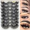 Effect Wispies Fluffy Long Natural False Eyelashes 25MM Lashes 4D Mink Eye Lash Extension