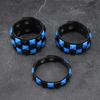 Vintage Big Wide Bracelet Contrasting Gothic Punk Bracelet Rivets Leather Wristband  Male Female