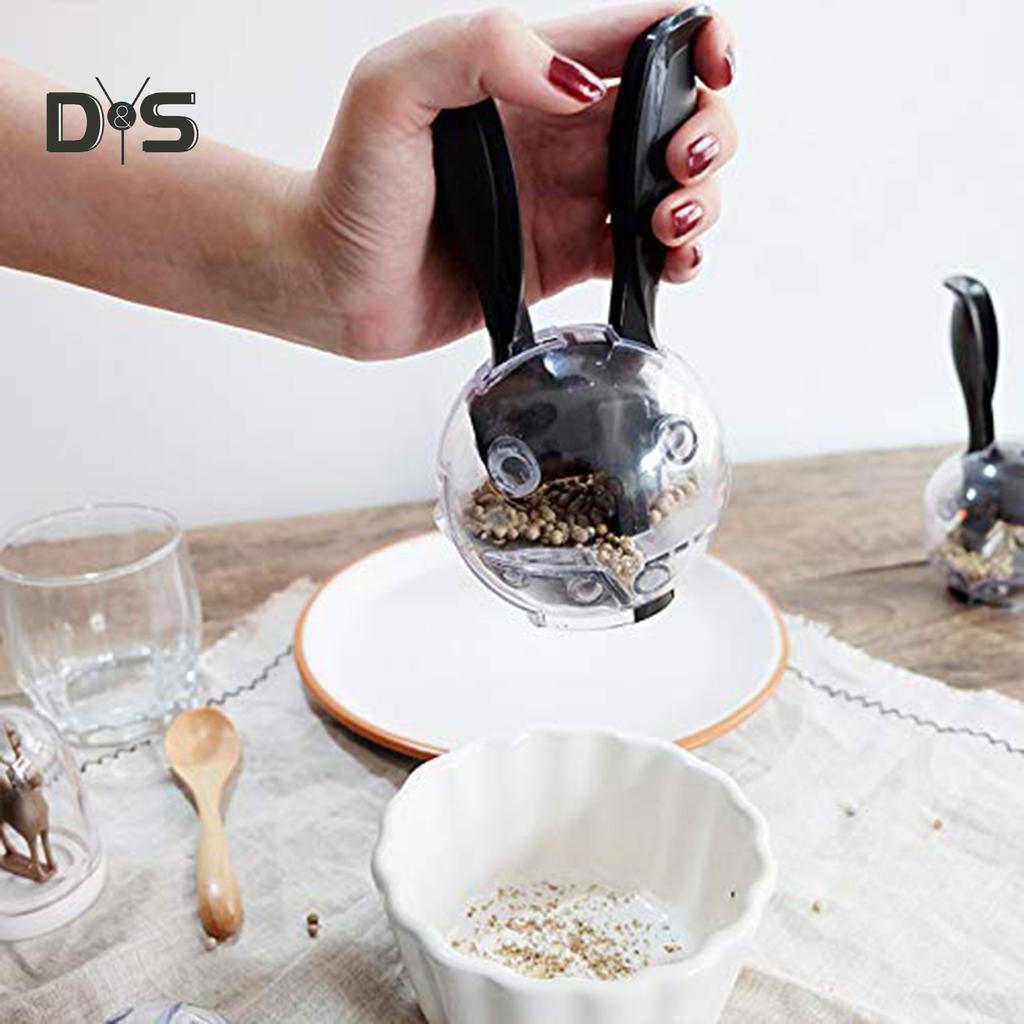SW Ручная мини-мельница для соли и перца Портативная шаровая шлифовальная машина с кроличьими ушками и керамическим сердечником