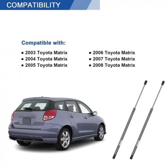 Rear Hatch Shocks Trunk Prop Rod for Toyota Matrix 2003 2004 2005 2006 2007 2008