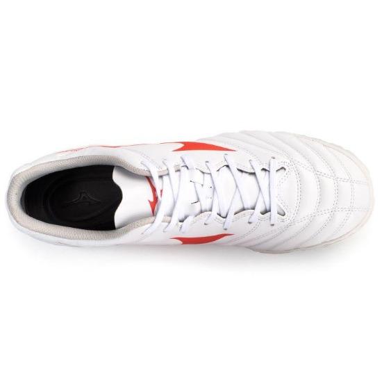Mizuno Monarcida Синтетическая кожа Прочные футбольные бутсы Мужские футбольные бутсы Бело-красные P1GD222562