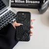 Trendy Frosted 3D Angel Wings Phone Case for iPhone 17/16/15/14/13 Pro Max