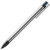 LAMY Логотип Сталь 3-цветная шариковая ручка | Черный/Синий/Красный | Плавный механизм переключения | Включает стержни M21 | Немецкий дизайн