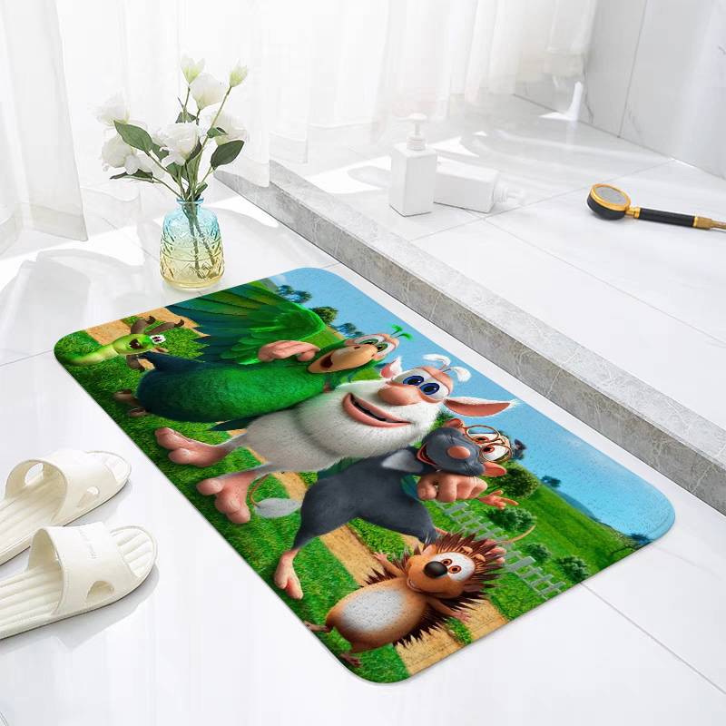 B-Booba Funny Cute Carpet Bathroom Anti-slip Mat Door Mat Home Decoration Mat Entrance Door Mat Scratch-resistant Door Mat