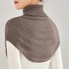 Women's High Neck Shoulder Warmer - Pullover Shawl Collar Scarf for Cervical & Shoulder Protection In Cold Weather