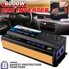6000 Вт DC 12 В/24 В в AC 110/220 В 50 Гц портативный автомобильный инвертор зарядного устройства преобразователь адаптер универсальная розетка