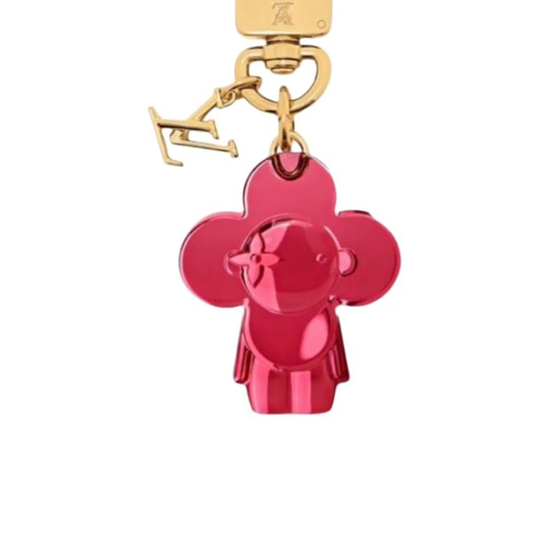 LOUIS VUITTON Plexiglass Bag Accessory Women's Raspberry Red M03464