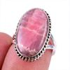 Натуральный камень родохрозит 925 пробы стерлинговое серебро ювелирное кольцо S.6 C2j12