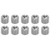 10Pcs Thread Inserts Reducing Nut Repair Tool Male Female Fastener Hardware Stainless Steel