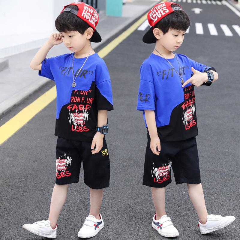 Kids Clothes Set Summer Baby Boys T-Shirt + Shorts 2PCS Outfits Sport Children Clothing Tracksuit