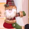 1PC Hat Designs with Sweaters Curtain Buckle Christmas Decorations Christmas Creative Curtain Clips Reindeer & Santa Snowman