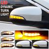 LED DRL Flowing Side Rear-view Mirror Dynamic Turn Signal Light Lamp For Toyota Vios Altis Yaris Corolla Camry