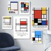 Abstract Piet Mondrian Geometric Wall Art CanvasNordic Posters Painting And Prints Wall Pictures For Living Room Modern Decor