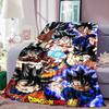 Dragon Ball Print Blanket Warm  Comfortable Flannel Blanket Suitable for Bedrooms, Sofas, Beds, Chairs, Picnics, Travel