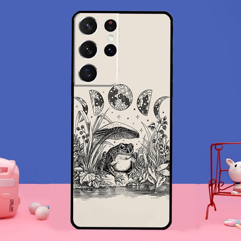 Occult Witchcraft Moon Gothic Witch Phone Case For Samsung Galaxy S22 Ultra S8 S9 S10 Plus Note 20 Ultra S20 FE S21 Ultra