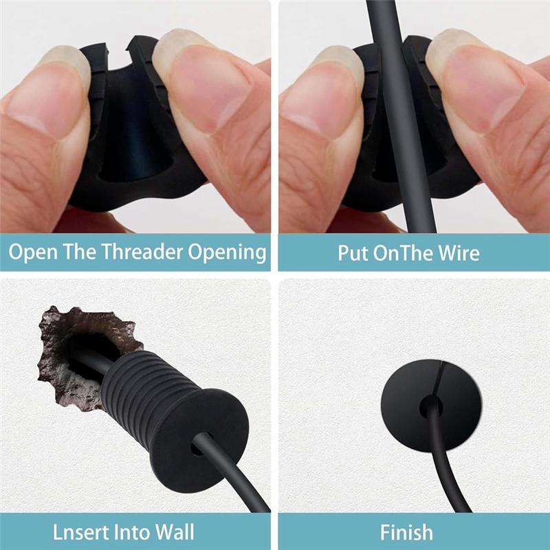 G9-Starlink Cable Routing Kit For Gen 2 Gen 3 Starlink Cable Grommets Wall Pass Through Kit For Roof Mounting Wall
