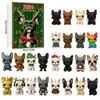 Christmas Tree Acrylic Ornament Blind Box Dog Advent Calendar Pet Christmas Gifts Hanging Decor Set