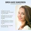 Birch Juice Moisturizing Sunscreen,Upgrade SPF50+ Birch Juice Hydrating Essence Face Sunscreen,Water Resistant & Non-Greasy