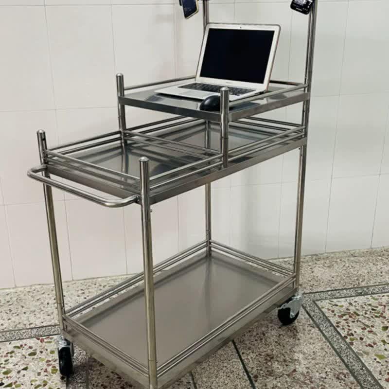 Portable Stainless Steel Multi-functional Display Cart