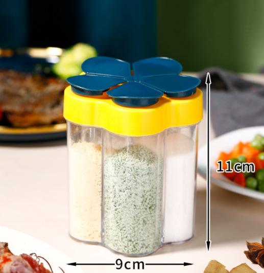Банка для приправ, пластиковый контейнер, бутылка для приправ, органайзер для специй, контейнер для приправ для кемпинга, кухонные наборы гаджетов