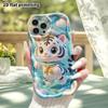 Phone case: 2D flat design suitable for iPhone 18 17 16 15 14 13 Pro protective case, Sailor White Tiger, perfect Christmas and Halloween holiday gift