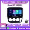 9-дюймовый автомобильный радиоприемник Android для Honda CRV 1995-2001, мультимедийный видеоплеер, GPS-навигация, WIFI, 2 + 32 ГБ