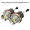 2Pcs 20W LED Angel Eyes Halo Ring Marker Light Bulb Replacement for BMW E87 E39 M5 M6 E83 X3 E60