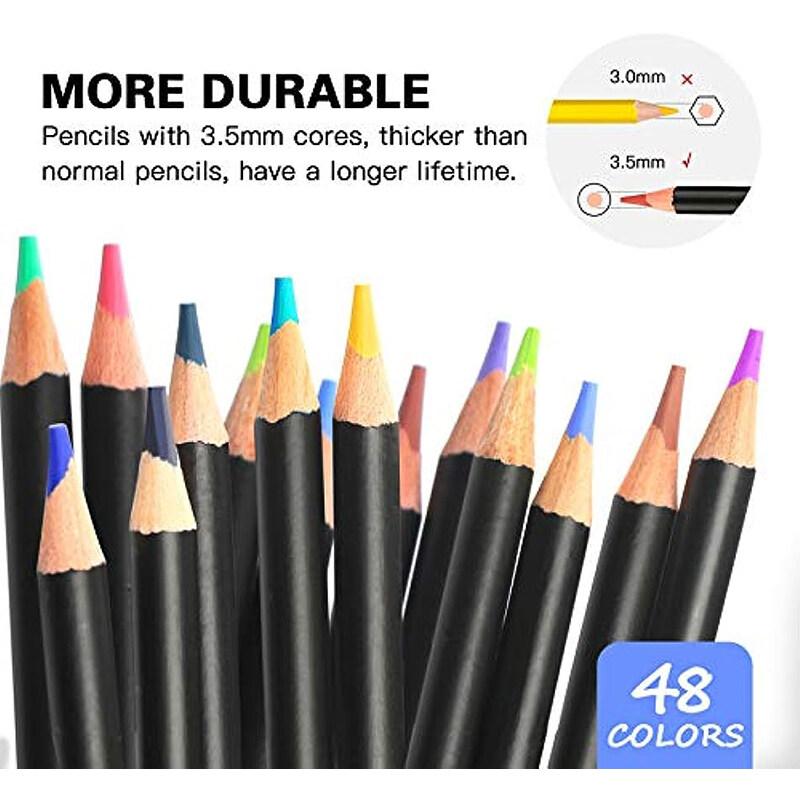 Набор акварельных/масляных карандашей, художественные принадлежности, мягкие профессиональные акварельные карандаши для взрослых, цветные карандаши, идеально подходящие для рисования