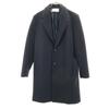 LIDNM Wool Blend Wool Chester Coat M Navy Men's Used