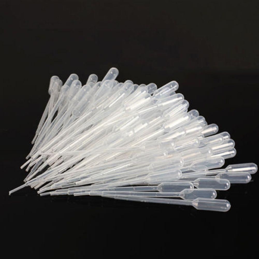 Disposable Multi-function 100Pcs Eye Dropper Plastic Practical Pipettes Dropper Graduated Transfer