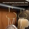 1Pc  Metal Hat Organizer Hat Racks Open Hook Wardrobe Spa Saving Design Hanger for Home Dormitory Hat Organization C