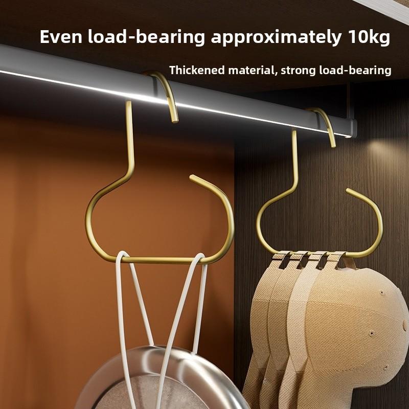 1Pc Metal Hat Organizer Hat Racks Open Hook Wardrobe Spa Saving Design Hanger for Home Dormitory Hat Organization C