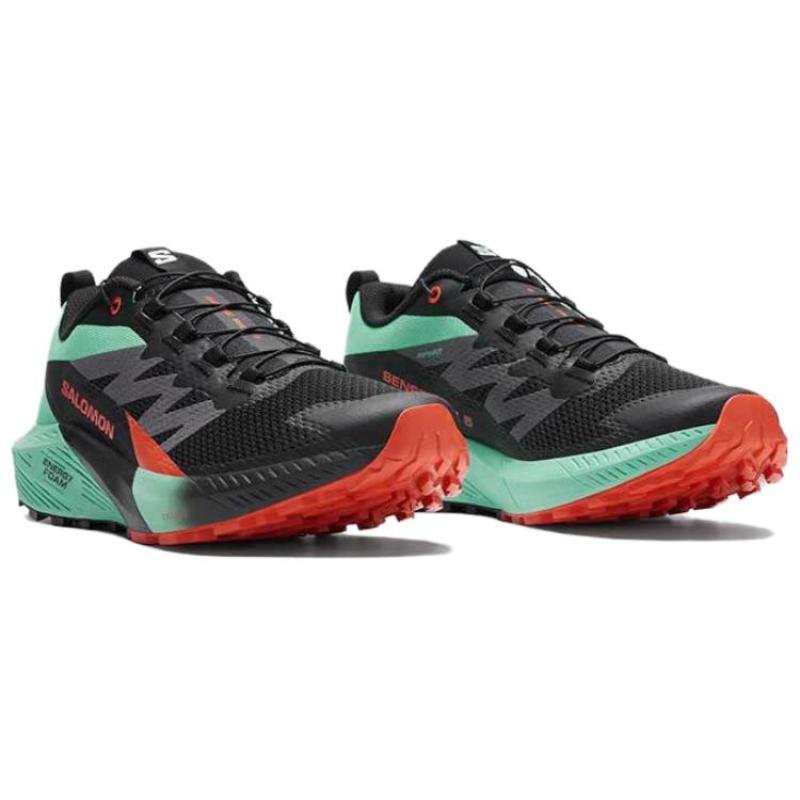 SALOMON Sense Ride 5 Амортизация, Дышащие, Легкие Низкие Повседневные Городские Кроссовки для Бега Мужские Черные Кроссовки 476982