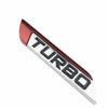 Car Emblem Sticker TURBO METAL GRILL Rear Trunk Car Badge focus VW skoda seat  lada