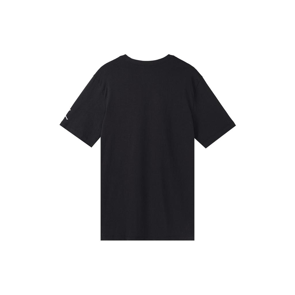 Jordan Футболка Air S/S черная/белая мужская уличная DM3182-010