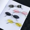 Fashion Design Small Frame Men and Women Sun Glasses Vintage Shades Eyeglasses Oval Sunglasses