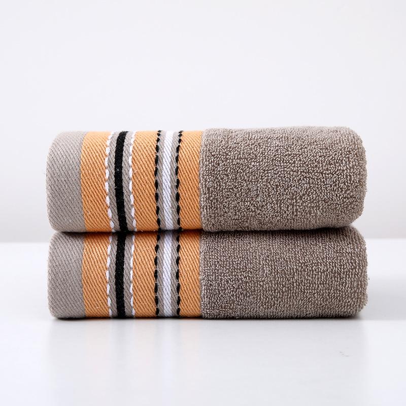 Custom Embroidery Cotton Face Wash Towel for Home Use and Supermarket Promotions