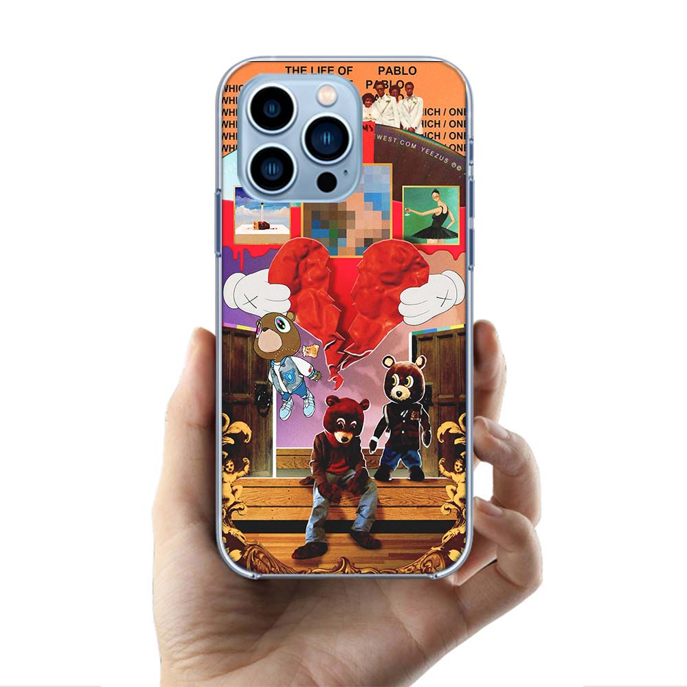 Канье Уэст Ye Музыкальные Чехлы Чехол для Телефона Для Iphone 17E 16E 17 Air 16 Pro Max 15 Pro 14 Plus 11 13 12 Mini Чехлы Совместимые с