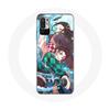 Case for Xiaomi Redmi Note 10 5G Tanjiro and Nezuko Demon Slayer Kimetsu No Yaiba Anime