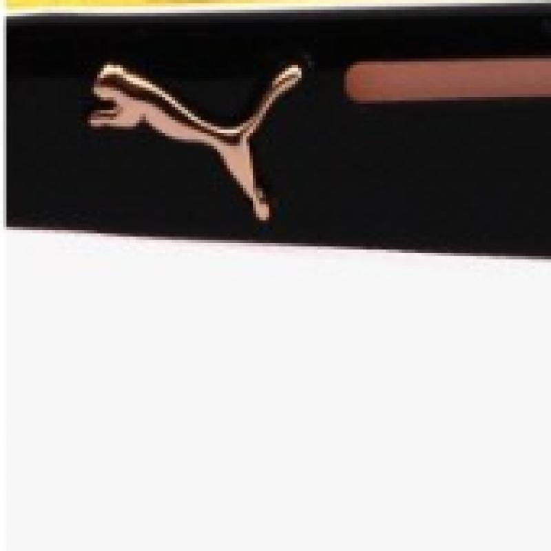 Puma Pu0087sk 002 Ripper Square Horn Rimmed Over Asian Fit Sunglasses