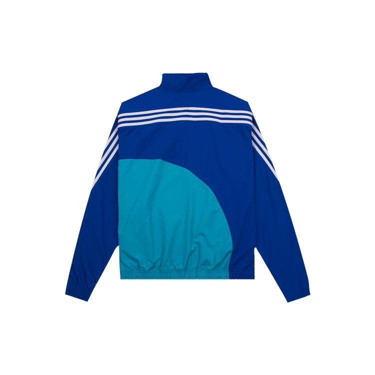 adidas Оригинальная сращенная ветровка, спортивная мужская куртка, верхняя одежда, королевский синий FM1580