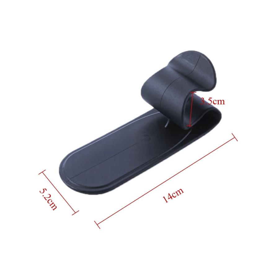 1x Car Door Umbrella Hook Black Car Storage Tool Multifunctional Auto Car Organize Holder Umbrella Bracket Clip Storage Clip