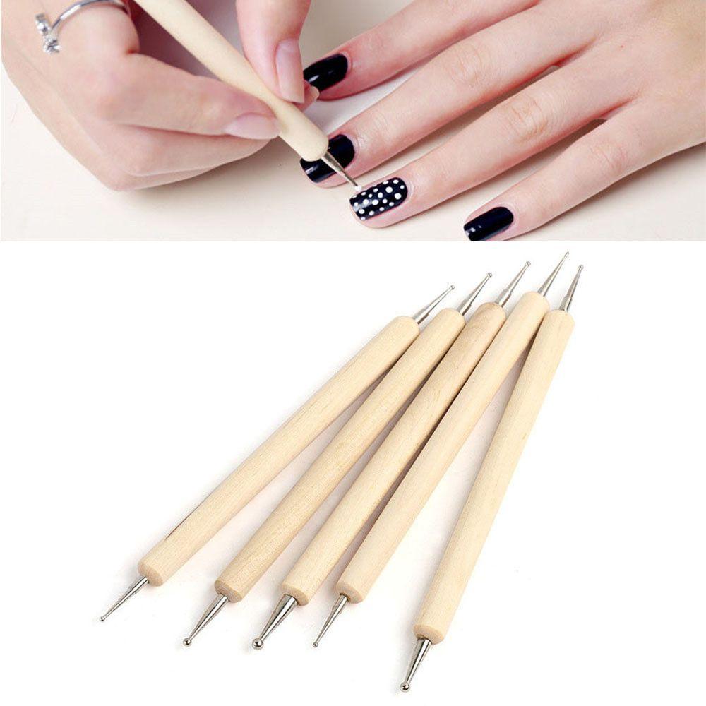 Manicure Tools Painting Drawing Art Nails Brushes Nail Art Dotting Pen Nail Art Pen UV Painted Pen