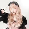PU Leather Bow Headband Hair Accessories Punk Millennium Spice Girls Headband Gothic Abi Rivet Headband
