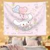 Sanrio Кавайи Принт Киннаморолл Декоративное Панно Мультяшное Эстетичное Украшение Идеальная Настенная Картина Декор Комнаты в Общежитии Дом