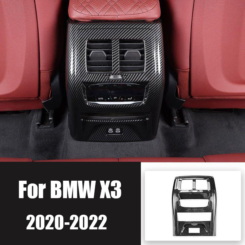 Для BMW X1 X3 X5 2020-2025 Защитная сетка на заднее сиденье Чехол Декоративная накладка на задний воздуховод Кондиционер Модификация Аксессуары для автомобиля