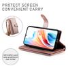 For Oppo A6x 5G / A6x 4G Leather Case Zipper Pocket Wallet Phone Cover with Straps